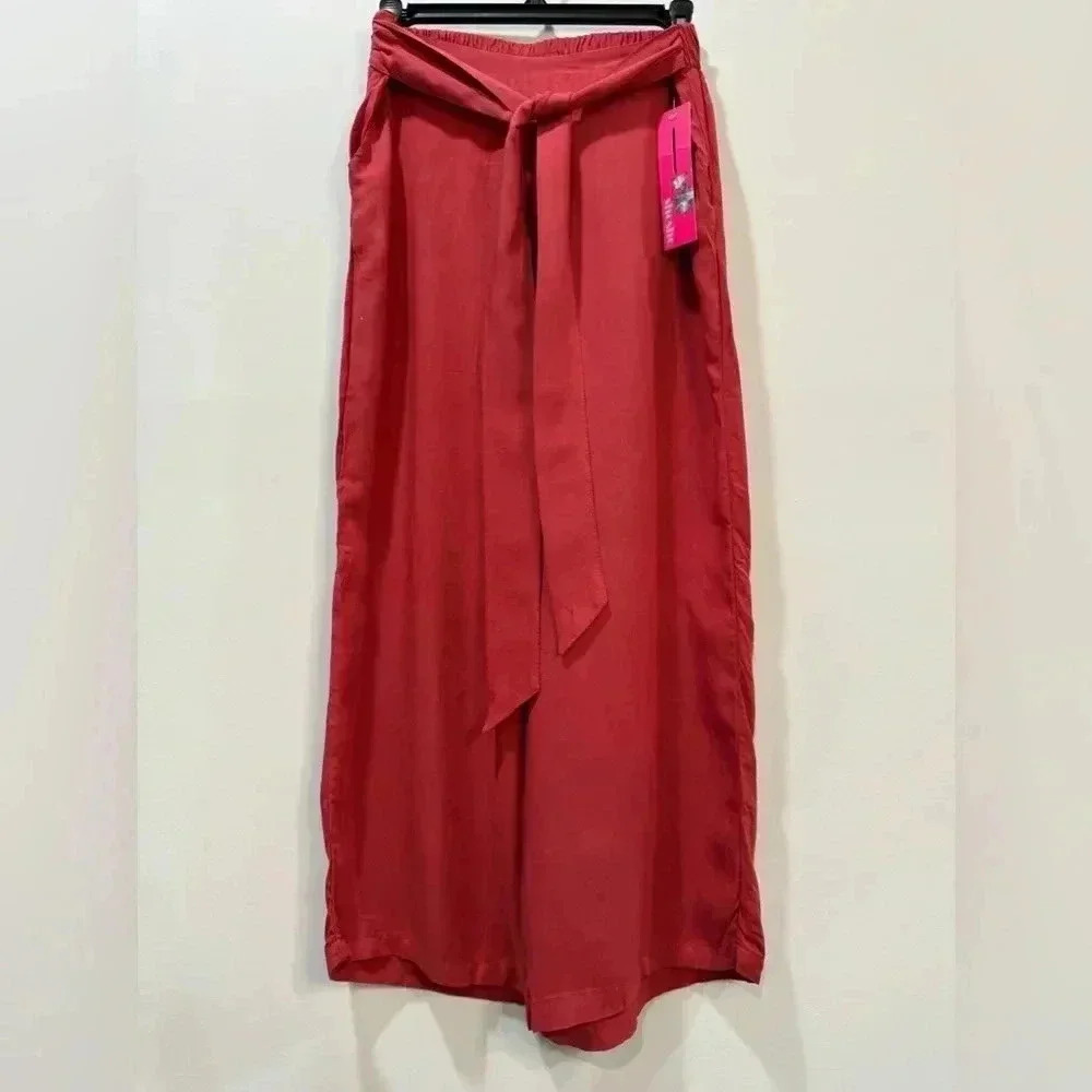 Shosho Women’s Wide Leg Ankle Pants - Size M